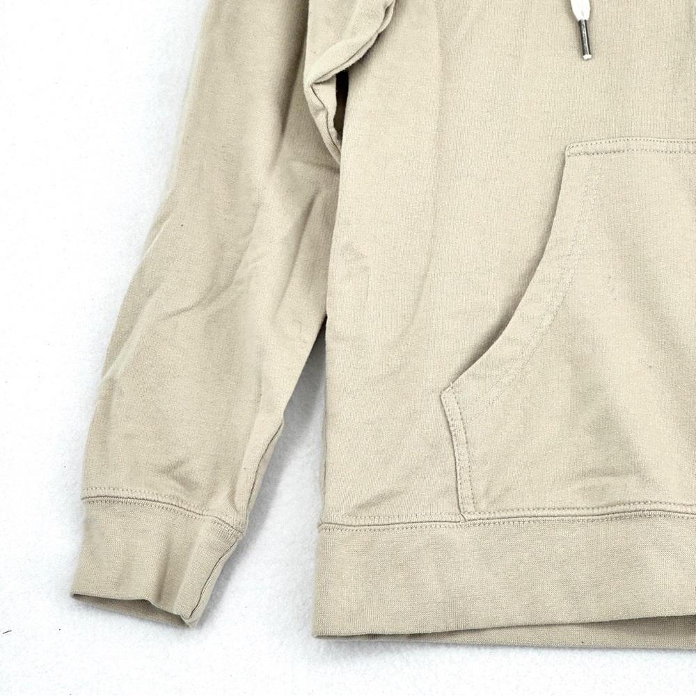 Independent Trading Co Men’s Zip Up Hoodie Tan Beige Full Zip Sweatshirt Medium - Picture 6 of 16